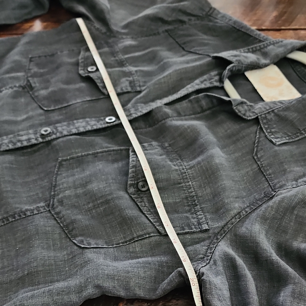 Bella Dahl Charcoal Button-Up Shirt - Picture 4 of 6